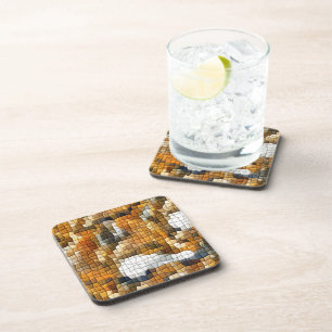 FOX MOSAIC COASTER