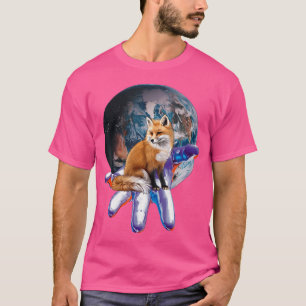 Fox Motif T-Shirt