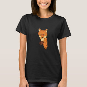 Fox Motif T-Shirt