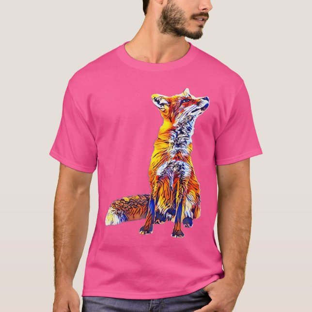 Fox Motif T-Shirt (Front)