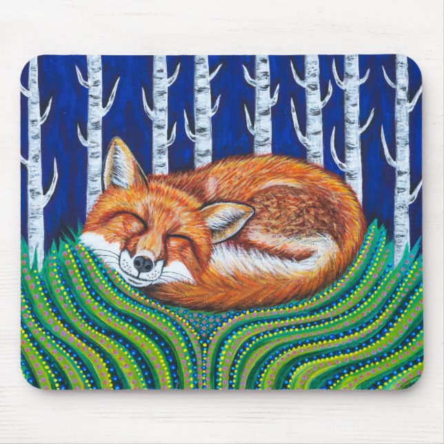 Fox Mouse Mat (Front)