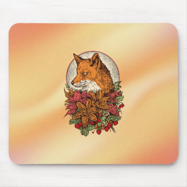 Fox Mouse Mat (Front)