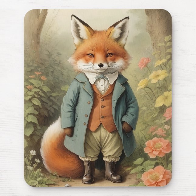 Fox Mouse Mat (Front)