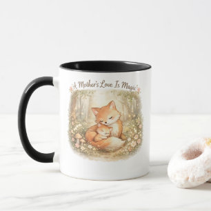 Fox Mum and Baby Mug – A Mother’s Love Is Magic Cu