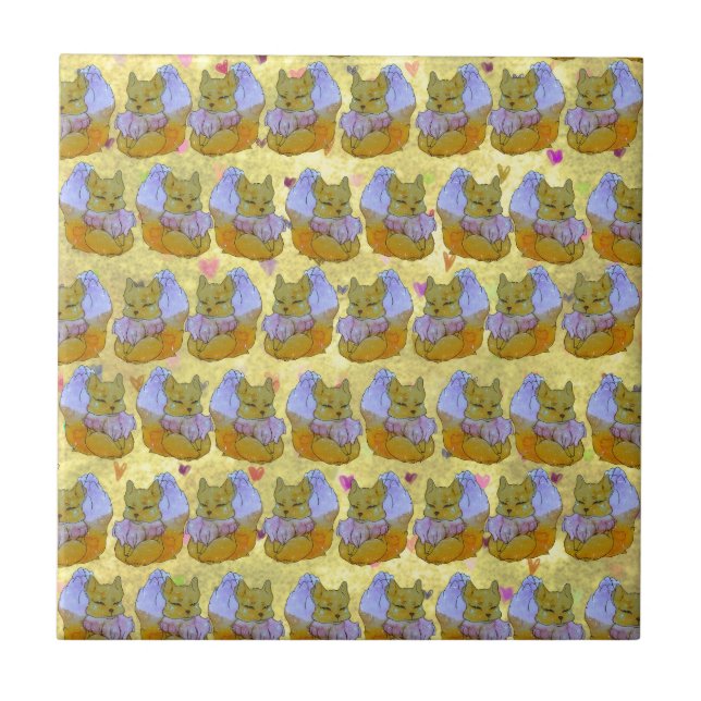 Fox named Dice Tile (Front)