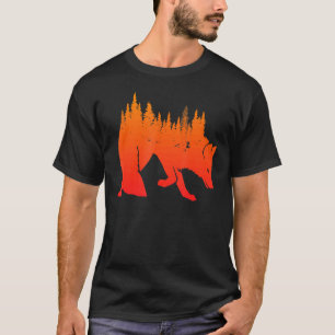 Fox nature forest hunter hunting nature Fox T-Shirt