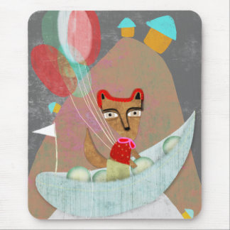 Fox Navigator Balloons Pea pod Mouse Mat