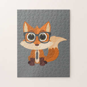 Fox Nerd Jigsaw Puzzle