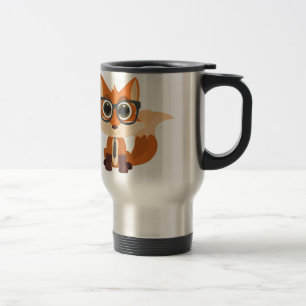 Fox Nerd Travel Mug