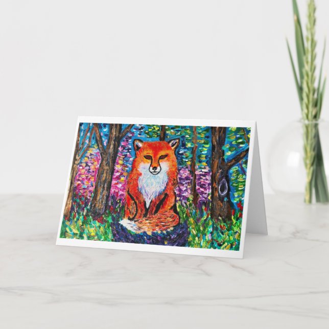 Fox Note Card (Front)
