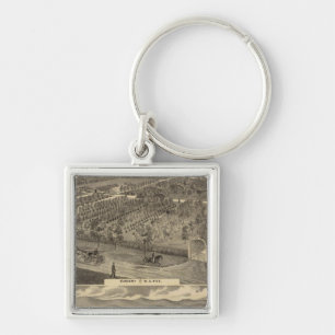 Fox nursery, res, orchard key ring