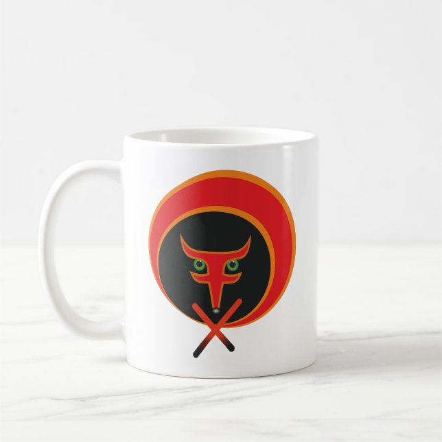 Fox of life - Red. Coffee Mug (Left)