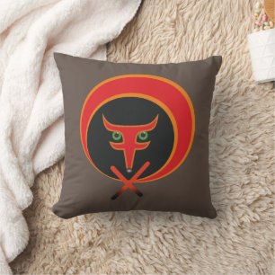 Fox of life - Red. Cushion