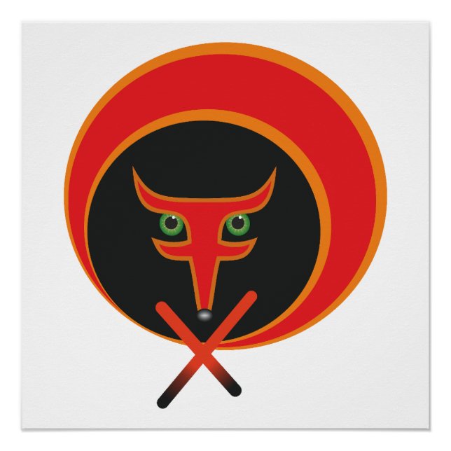 Fox of life - Red. Poster (Front)