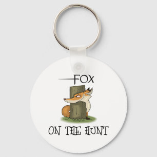 Fox on The Hunt Key Ring