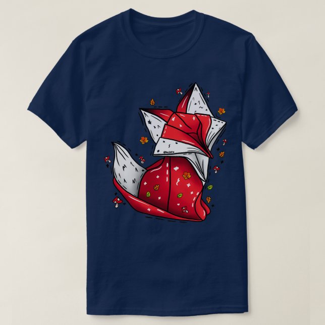 Fox Origami 12 T-Shirt (Design Front)