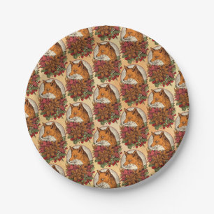 Fox Paper Plate
