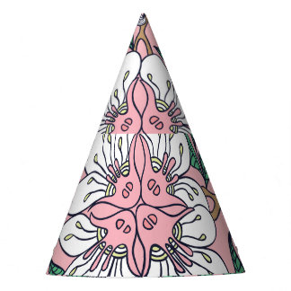 Fox Pattern: Whimsical Vintage Seamless Party Hat