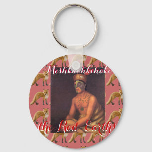 "Fox-People of the Red Earth" Key Ring