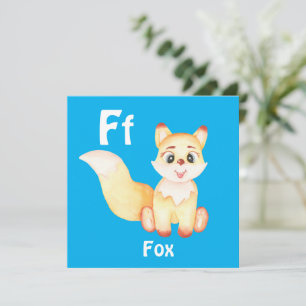 Fox personalise ABC: Letter F - Add Your Name
