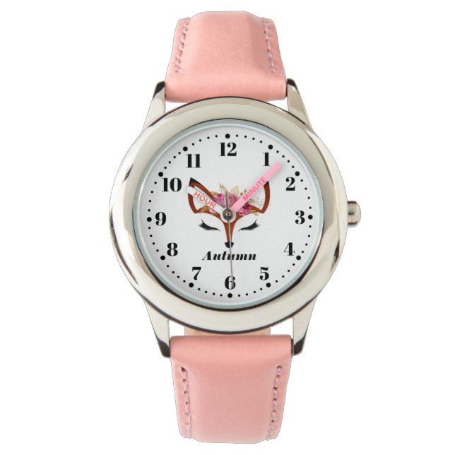 Fox Personalised Custom Kid's Watch (Front)