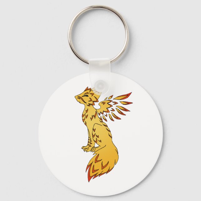 Fox Phoenix Key Ring (Front)