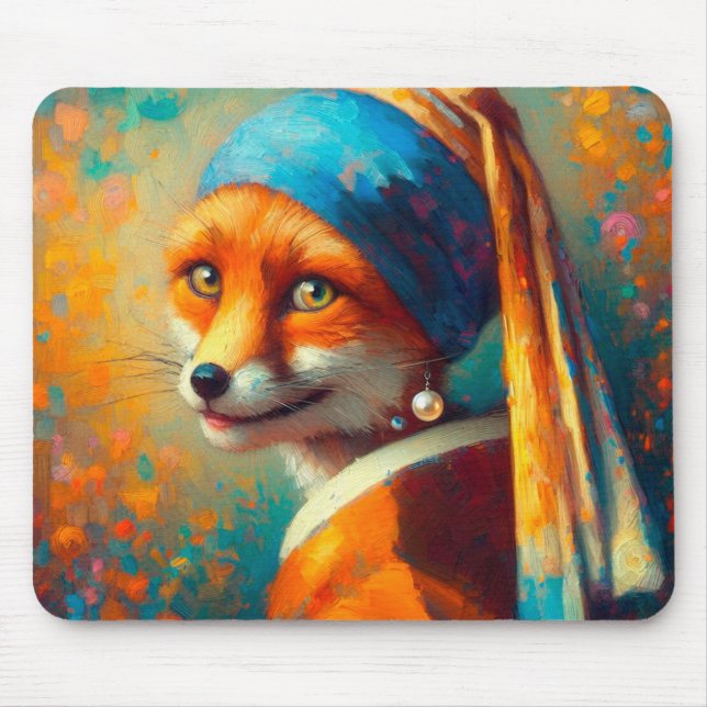 Fox picture mouse mat (Front)