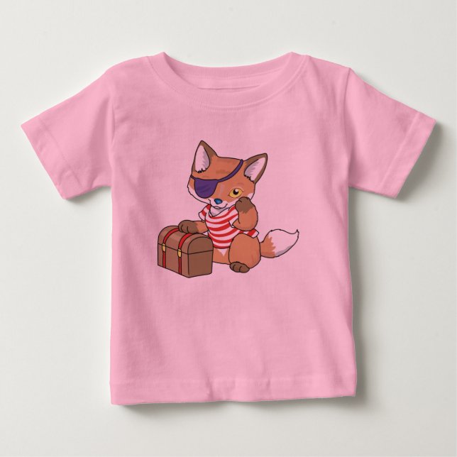 Fox Pirate T-shirts and Gifts (Front)
