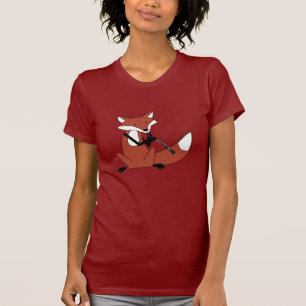 Fox Playing the Clarinet T-Shirt