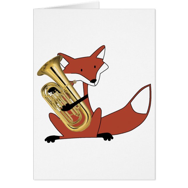 Fox Playing the Euphonium (Front)