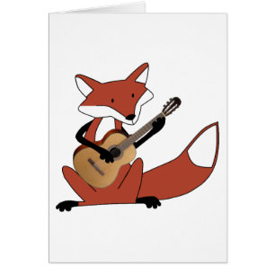 Fox Playing the Guitar