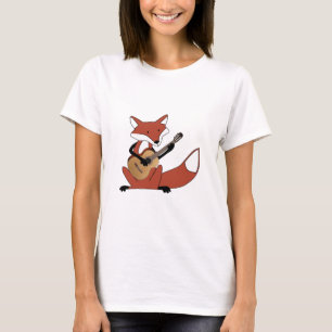 Fox Playing the Guitar T-Shirt