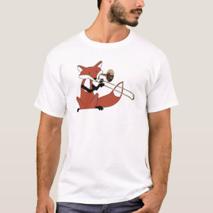 Fox Playing the Trombone T-Shirt