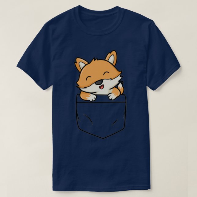 Fox pocket T-Shirt (Design Front)