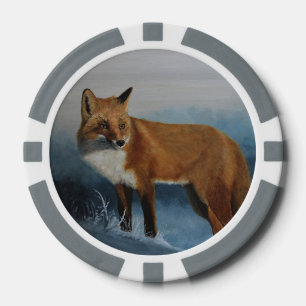 Fox Poker Chip