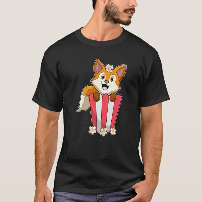 Fox Popcorn T-Shirt (Front)