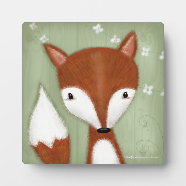 Fox Portrait Plaque (Front)