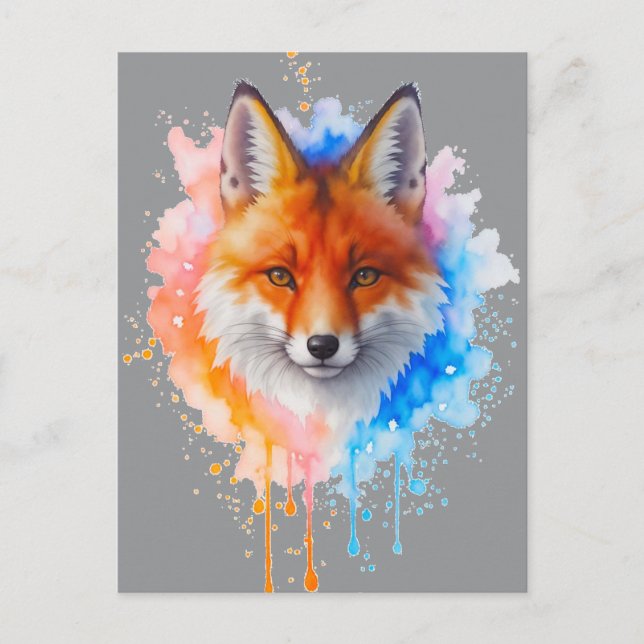 fox postcard (Front)