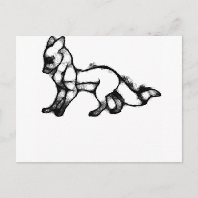 fox postcard (Front)