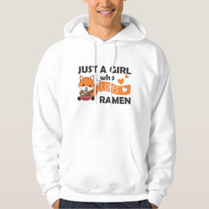 Fox Ramen Sweet Animals Eating Pasta Hoodie