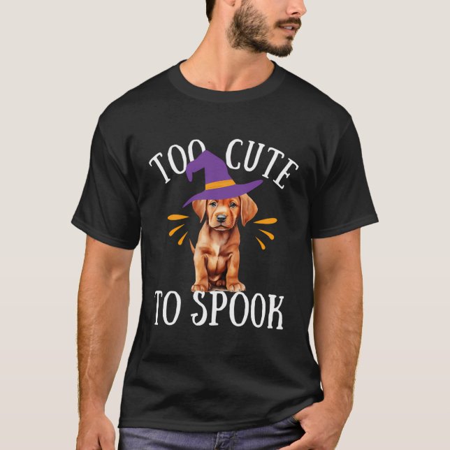 Fox Red Lab Cute Spook Funny Halloween Dog Costume T-Shirt (Front)