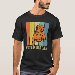 Fox Red Lab Dad Labrador Retriever Vintage Matchin T-Shirt