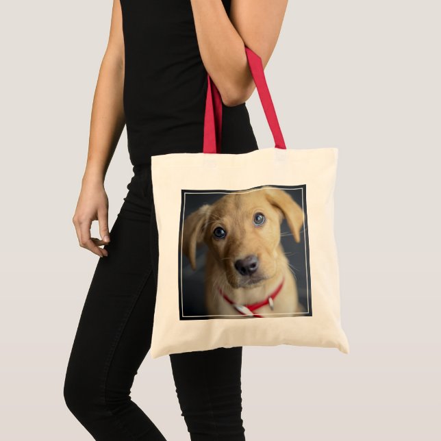 Fox Red Labrador Puppy Tote Bag (Front (Product))