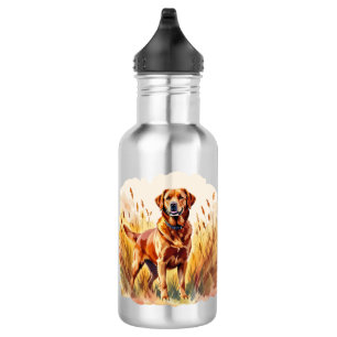 Fox Red Labrador Retriever Dog 532 Ml Water Bottle
