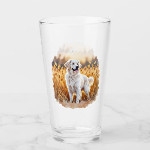 Fox Red Labrador Retriever Dog Glass