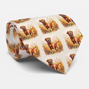 Fox Red Labrador Retriever Dog Tie