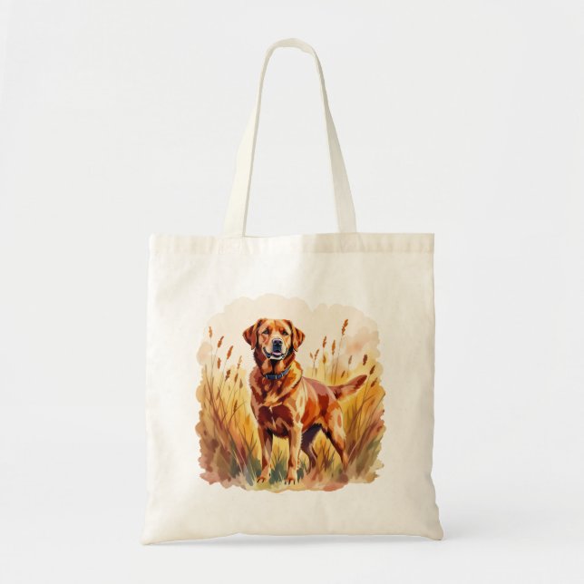 Fox Red Labrador Retriever Dog Tote Bag (Front)