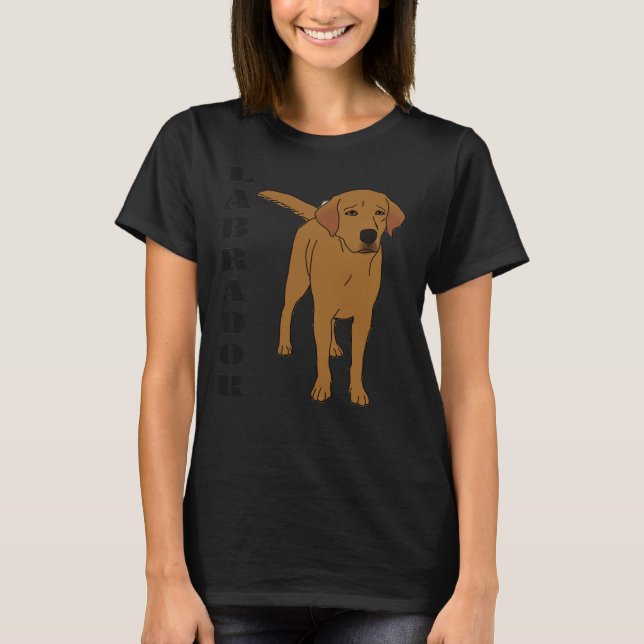 Fox Red Labrador Retriever T-Shirt (Front)