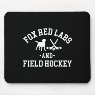 Fox Red Labs And Field Hockey Lab Dad Mom Kids Lab Mouse Mat