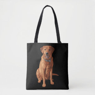 Fox Red Yellow Labrador Retriever Dog Tote Bag